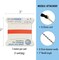 Griffin Nylon Bead Cord Perlseide – Size 1 (0.35mm) – 2 Meters per Card – Stainless Steel Needle Attached – for Knotting Pearls, Gemstones, Crystals and Beads